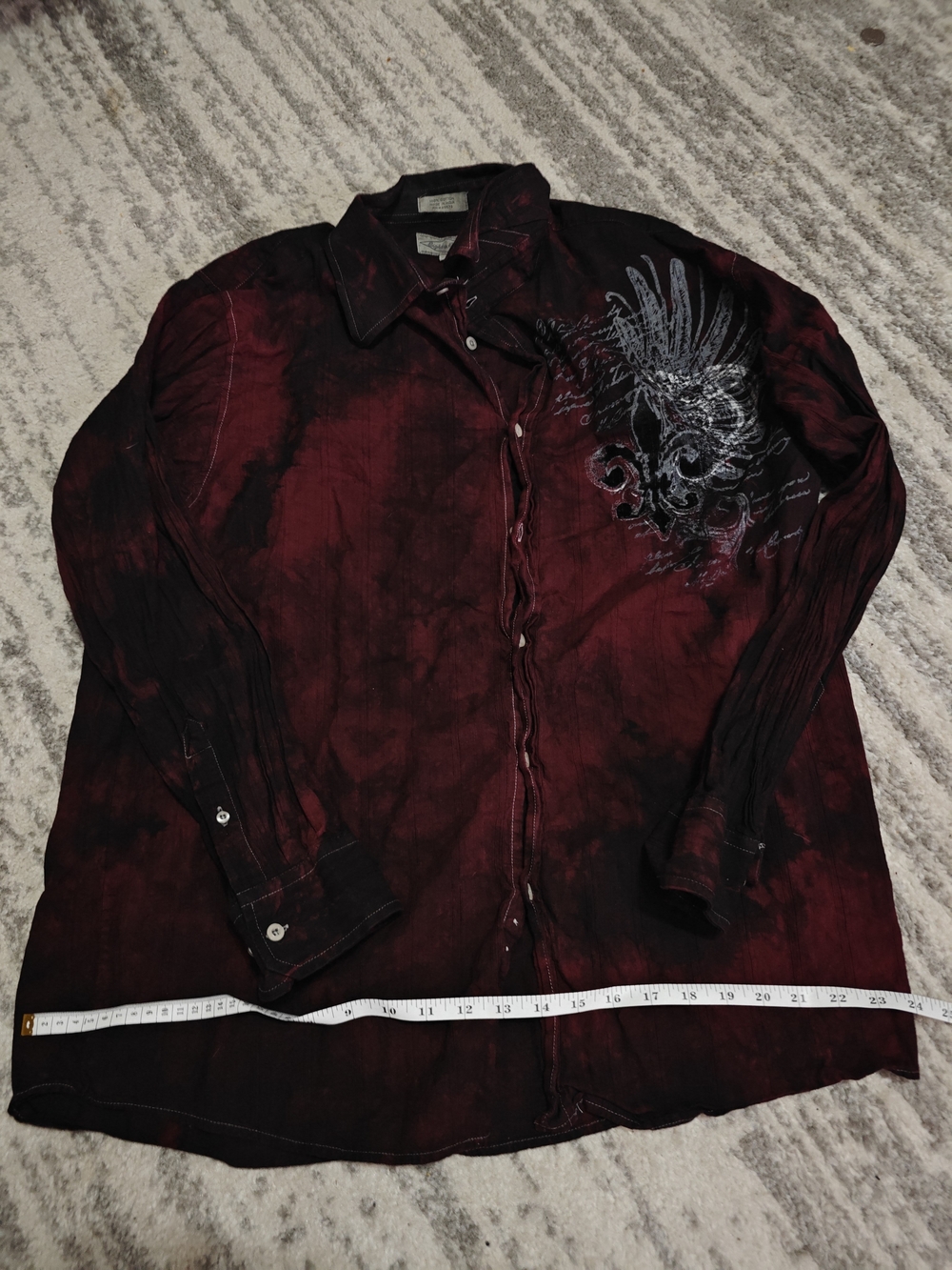 Vintage Eighty Eight Red and Black Button Up 2xl Mens